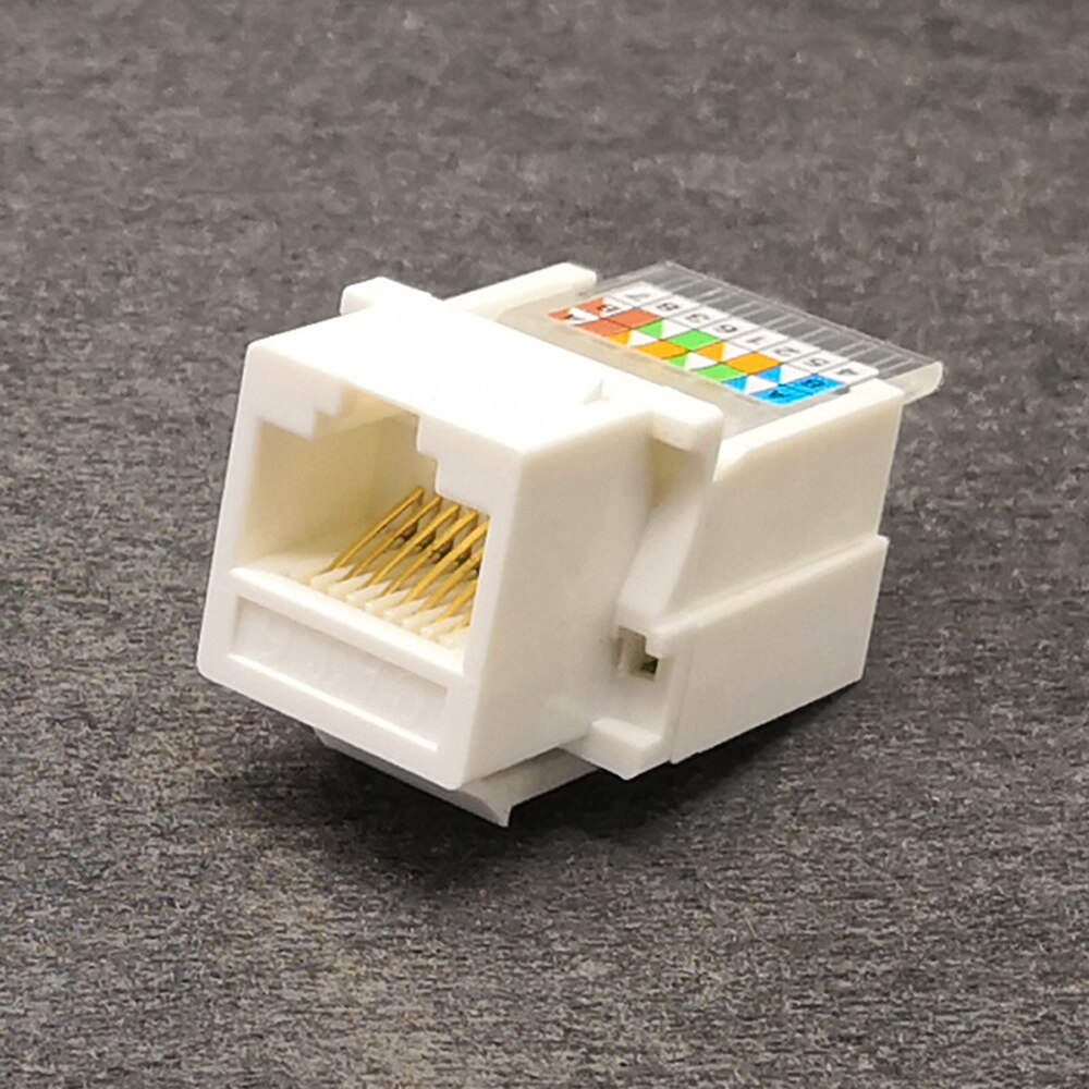 RJ45 Cat6 UTP Female Jack Connector Network Module for Wall Plate Free