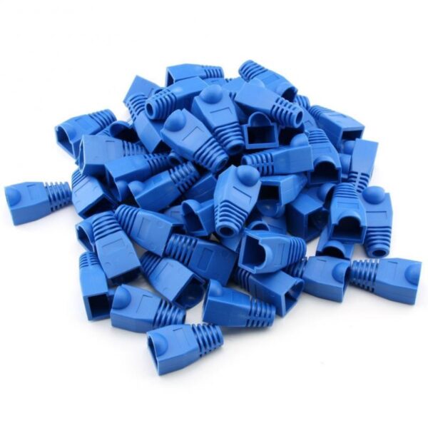 100Pcs RJ45 CAT6 CAT5e Adapter Cap Ethernet Network Cable Connector Plugs Cover RJ45 Caps Cat5 CAT6 Protective Sleeve Wholesale - Image 4