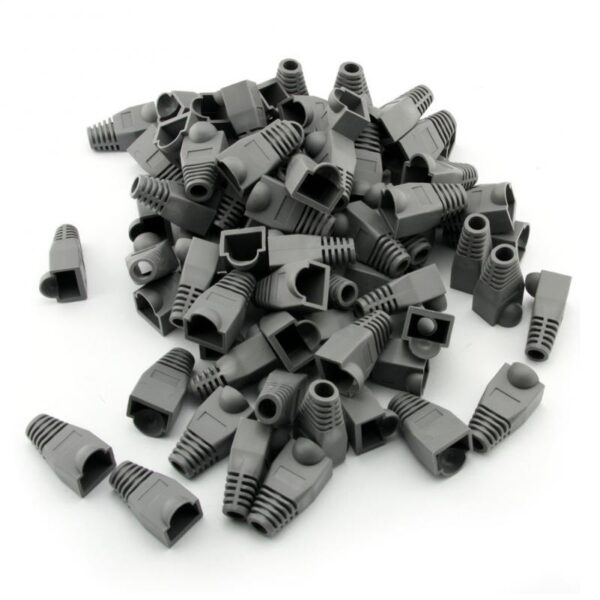 100Pcs RJ45 CAT6 CAT5e Adapter Cap Ethernet Network Cable Connector Plugs Cover RJ45 Caps Cat5 CAT6 Protective Sleeve Wholesale - Image 5