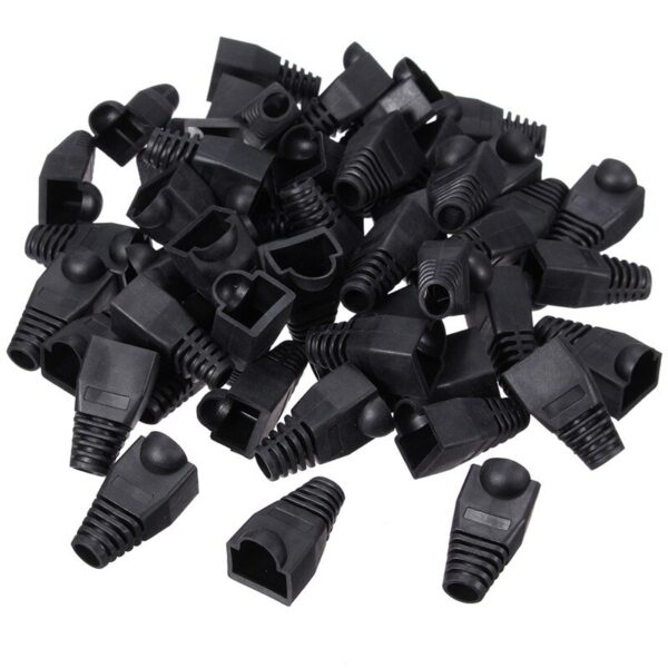 50x Plastic Boot Cap Plug Head for RJ45 Cat5/6 Cable Modular Connector Network 1