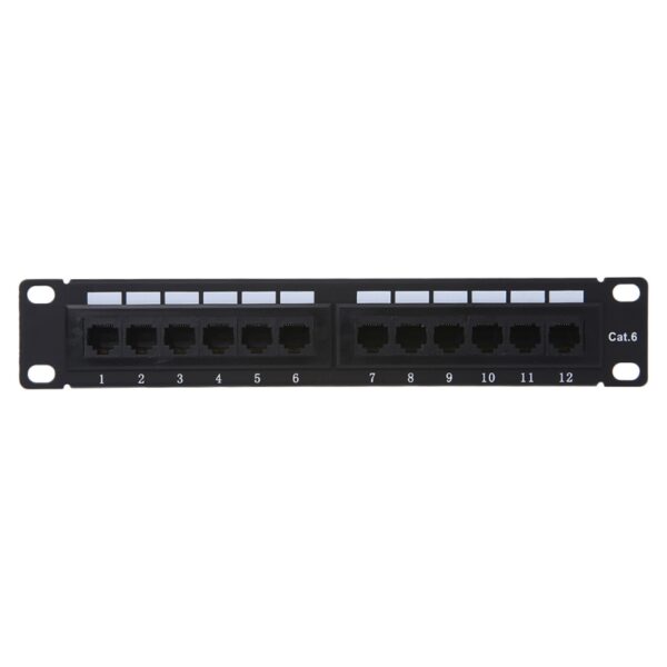 Cat6 12 Port RJ45 Patch Panel UTP LAN Network Adapter Cable Connector   Dropshipping 3