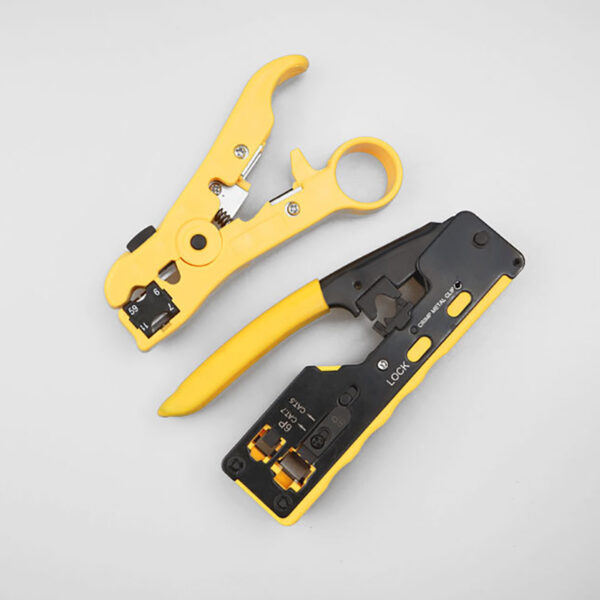 EZ Rj45 Pliers Crimper Cat5 Cat6 Cat7 Network Tool Rg Rj 45 Ethernet Cable Stripper Pressing Clamp Tongs Clip Rg45 Lan 3