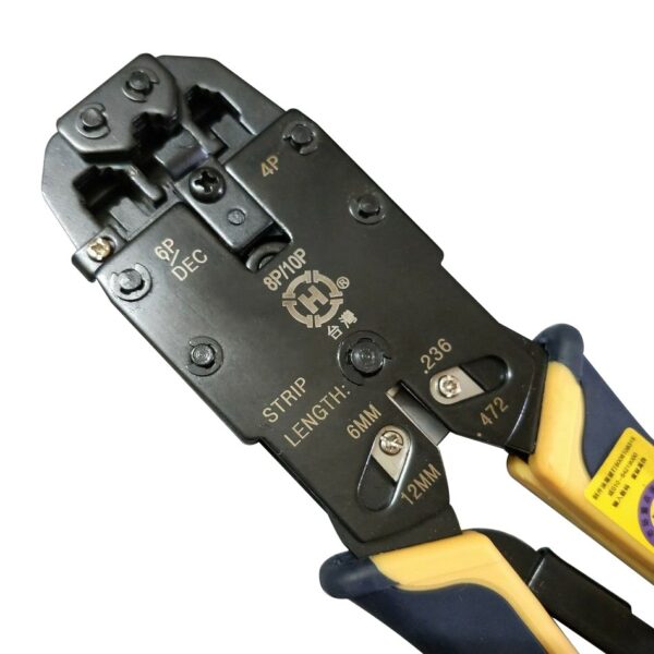 Network tool for 10P10C/6P6C/4P4C connector Crimping pliers RJ/48/RJ45/RJ11/RJ12 network cable clamp crimper 2