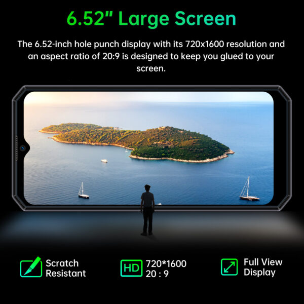 OUKITEL K15 Plus  Android 10 10000mAh NFC Smart Phone 6.52 4