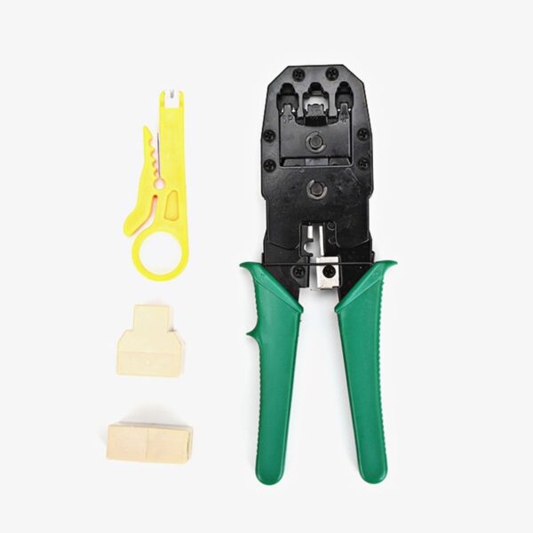 Network Repair Tool Kit RJ45 RJ11 RJ12 CAT5 CAT5E Cable Tester Stripping Plier Crimp Crimper Set 6