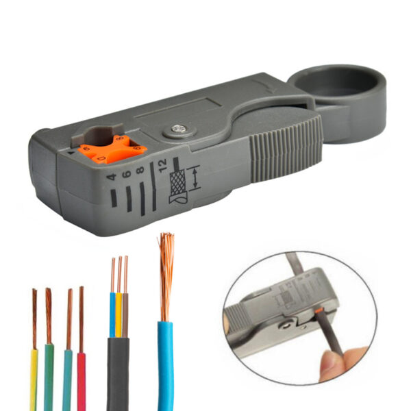 Wire Stripper Multifunctional Adjustable Cable Cutter Tool Suitable For UTP/STP And Other Network Cables 6