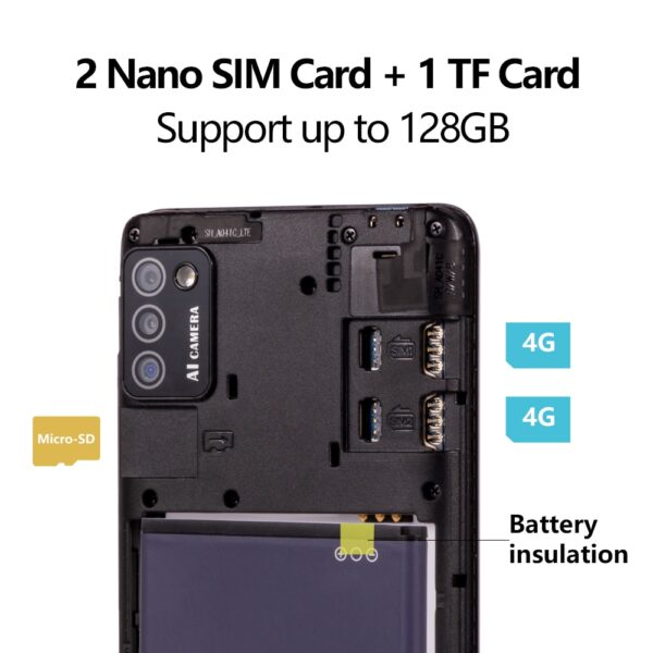Cubot Note 7 Smartphone Triple Camera 13MP 4G LTE 5.5 Inch Screen 3100mAh Android 10 Dual SIM Card mobile phone Face Unlock 3