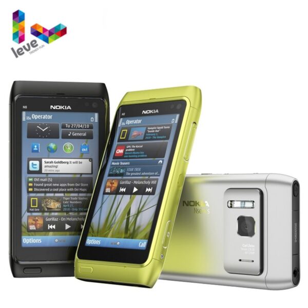 Original Nokia N8 Mobile Phone 3G WIFI GPS 12MP Camera 3.5 1