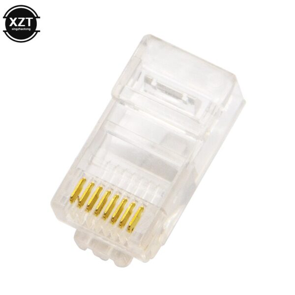 50/100 Pieces 8P8C RJ45 Modular Plug for Network CAT5 LAN Professional and High Quality 5