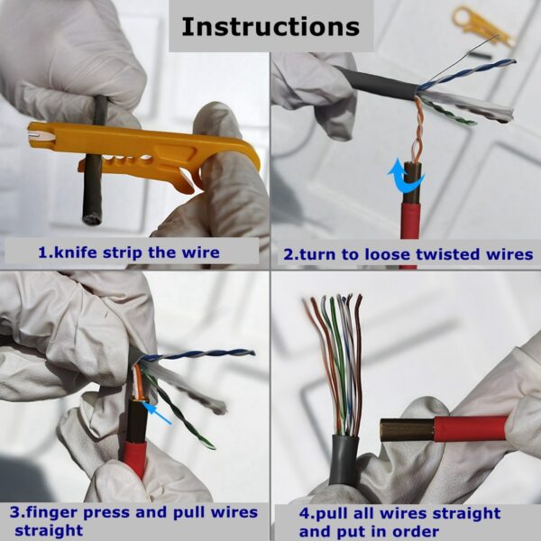1PCS/4PCS/5/8/10PCS ReadStar Networking engineer tools Networking wire looser Ethermet cable looser twisted wire core separater 6
