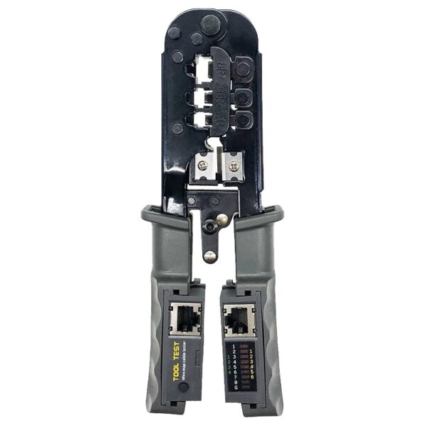 RJ45 Crimper Network Lan Cable Tester Cutting Tool for Cat7 Cat6 Cat5 RJ11 RJ12 RJ45 Crimper Metal Clip 1