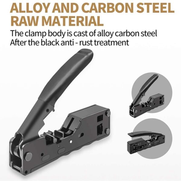 Network Crimping Tool for Cat7 Cat8 Rj45 Cat5 Cat6 Cable Clamp Rj11 6P Telephone Cable Clamp Pliers Network Tool 6