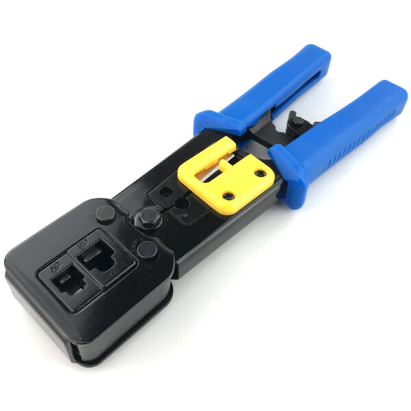 RJ45 Crimp Tool Kit Pass Thru Cat5 Cat5E Cat6 RJ45 Crimping Tool 5