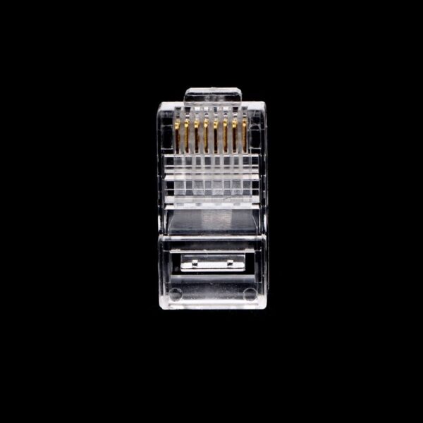 100Pcs RJ45 8-Pin Connector CAT6 Network Cable Modular Ethernet Crystal Plugs Dropshipping 5