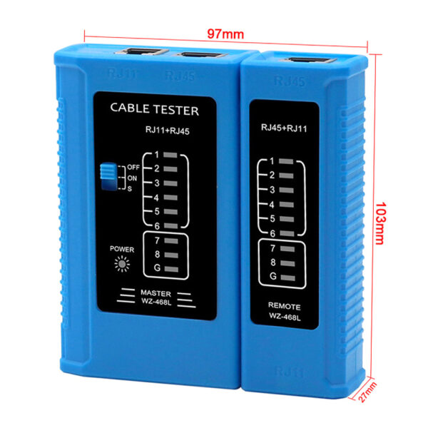 Professional RJ45 Cable lan tester Network Cable Tester RJ45 RJ11 RJ12 CAT5 CAT6 UTP LAN Cable Tester Networking Tool Monden N20 4