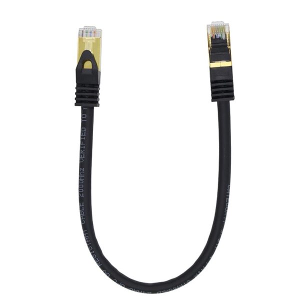 0.3M 0.5M 1M Cat7 Ethernet RJ45 Lan Cable STP Network Cable Patch Cord Cable for PC Router Laptop 4