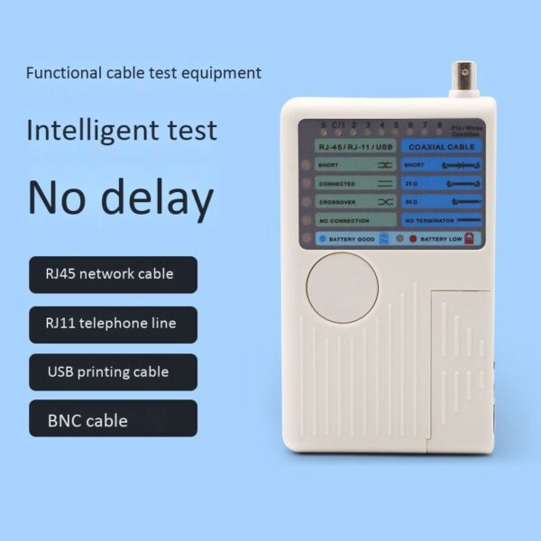 RJ11 RJ45 USB BNC LAN Network Cable Tester Remote LAN Cables Tracker Detector 4 in 1 Fast Tester Tool 3