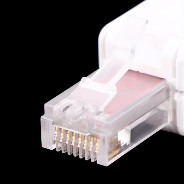 No Crimp Connectors CCTV Ethernet Cable Tool-less Crystal Head Plug CAT6 RJ45 Connector 1