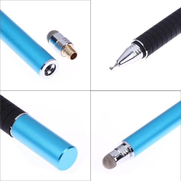 1pcs 2 in1 Precision Capacitive Touch Screen Pen For Mobile Android  Phone Tablet Smart Pencil Accessories 6