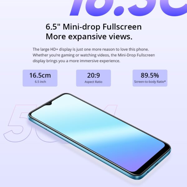 Global Version realme C21 Smartphone Helio G35 Octa Core 6.5'' inch Screen 5000mAh Massive Battery 3-Card Slot 13MP Camera 4