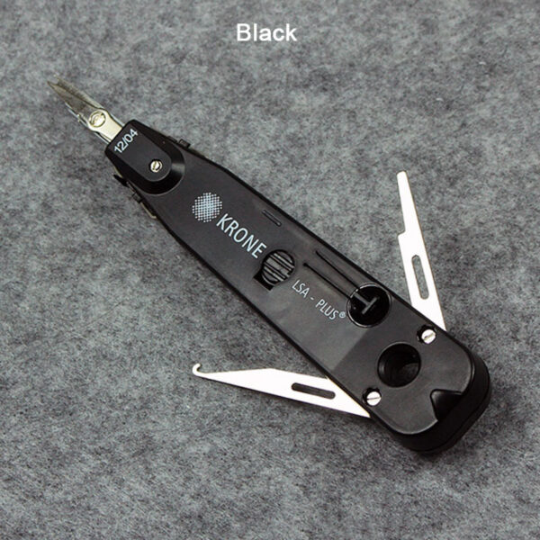 110 Wire Cutter Knife Telecom Pliers Krone LSA Punch Down Tool For Rj45 Keystone Jack Module Network Cable Telephone Patch Panel 3