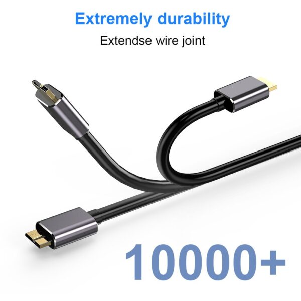 Hard Disk SSD Cable Sync Cable USB 3.0 to Micro B USB Cord External Hard Drive HDD for Samsun S5 Charging USB Hard Drive Cable 3