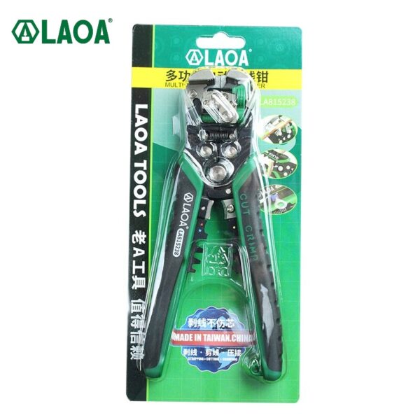 LAOA Automatic Wire Stripper Tools Wire Cutter Pliers Electrical Cable stripping Tools For Electrician Crimpping Made in Taiwan 6