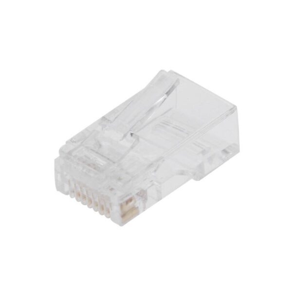 25/100Pcs Gold Plated RJ45 Net Network Cables Modular Plug Cat5 CAT5e Connector 8P8C Modular Rj45 Plug Terminals 2