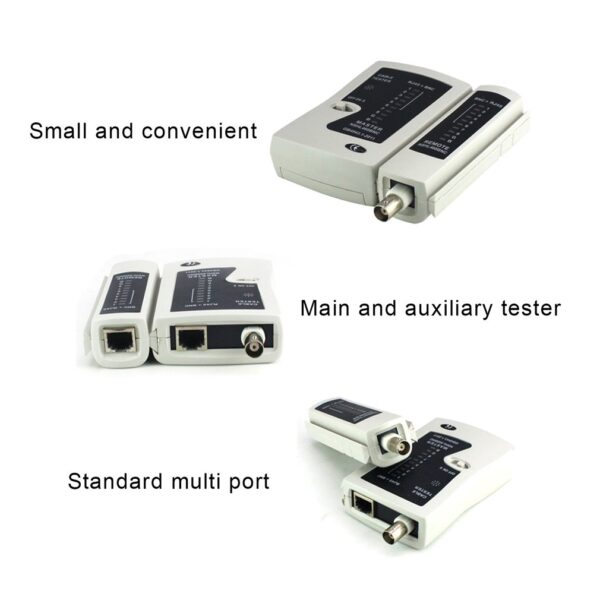 NST-YG468B Diagnostic Tool Portable LAN Network Cable Wire RJ45 BNC Network Cable Tester Detector Networking Remote Test 3