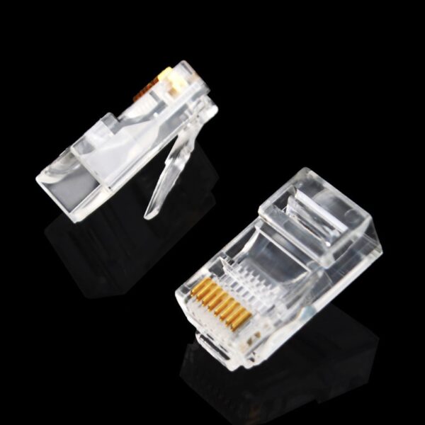 20Pieces 8P8C RJ45 Modular Plug for Network CAT5 LAN #647 1