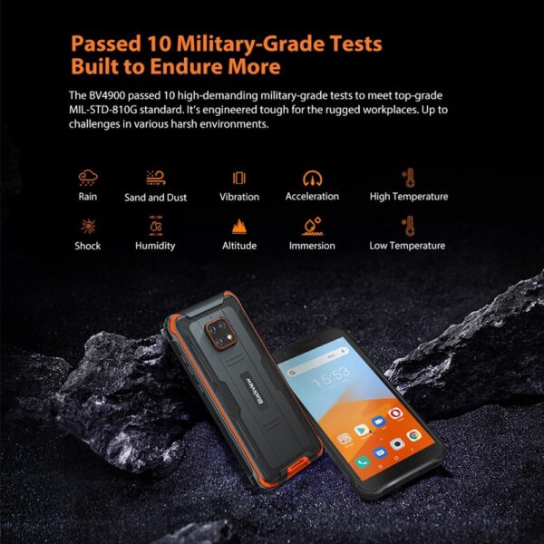 Blackview BV4900 IP68 Rugged Waterproof Smartphone 3+32GB 5.7 6