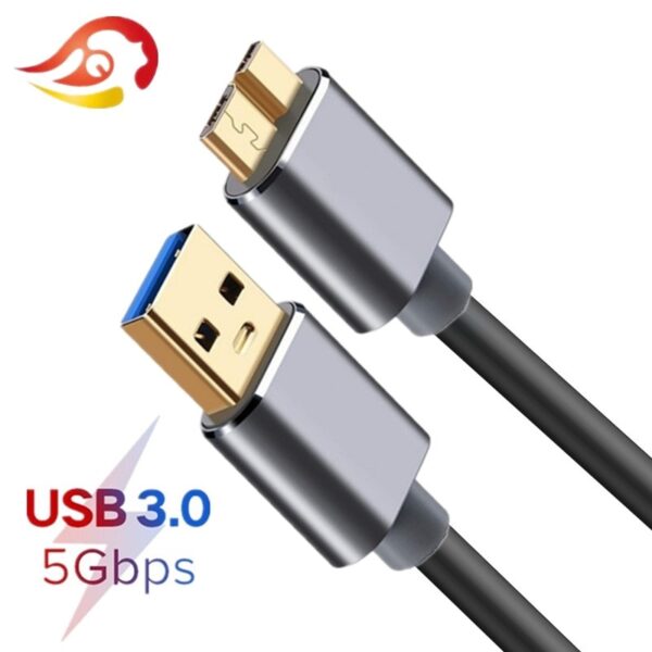 Hard Disk SSD Cable Sync Cable USB 3.0 to Micro B USB Cord External Hard Drive HDD for Samsun S5 Charging USB Hard Drive Cable 1