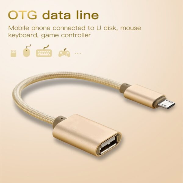 Micro USB OTG Cable Data Transfer Micro USB Male to USB Female Adapter for Samsung OTG Converter Adapter For Android Phones 1