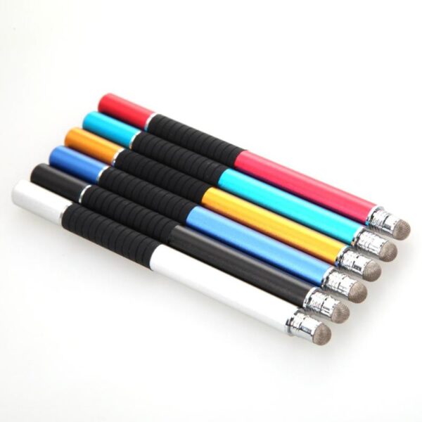 2 in 1 Pen Multifunction Fine Point Round Thin Tip Touch Screen Pen Capacitive Stylus Pen For Smart Phone Tablet For iPad iPhone 4