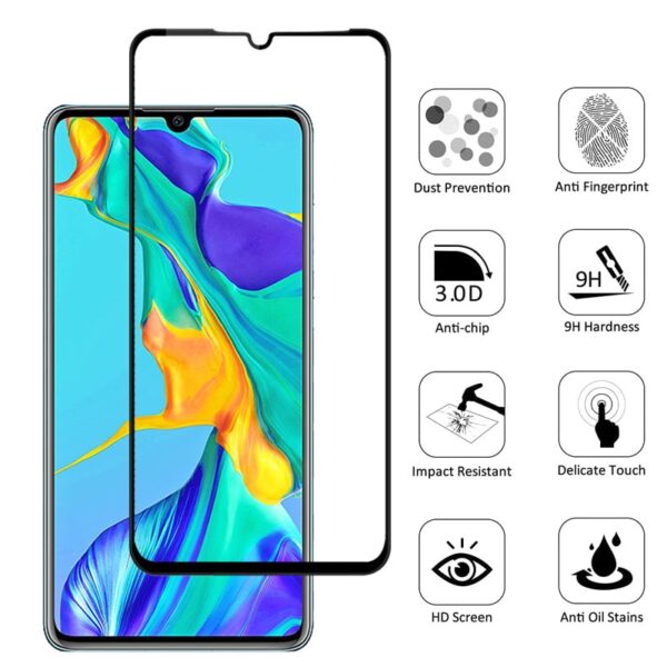 2 in 1 Tempered Glass For Huawei P30 P30 lite P20 pro glass Psmart 2019 Screen Protector lens Film Glass For Huawei P20 P30 lite 3