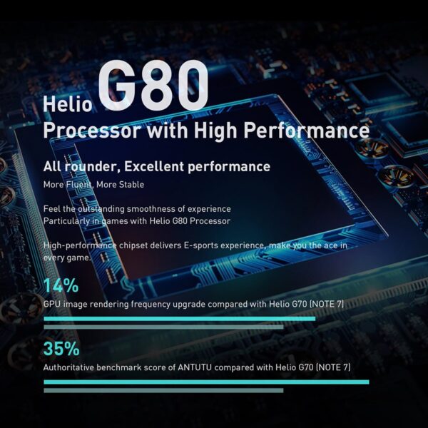 Global Version Infinix Note 8 Smart Phone 6GB RAM 128GB ROM 6.95 Inch HD+ Display 5200mAh 18W Fast Charge Mobile X692-K 2