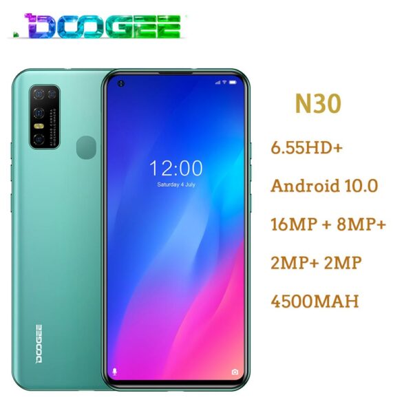 Doogee N30 Android 10 Mobile Phone 6.55 1
