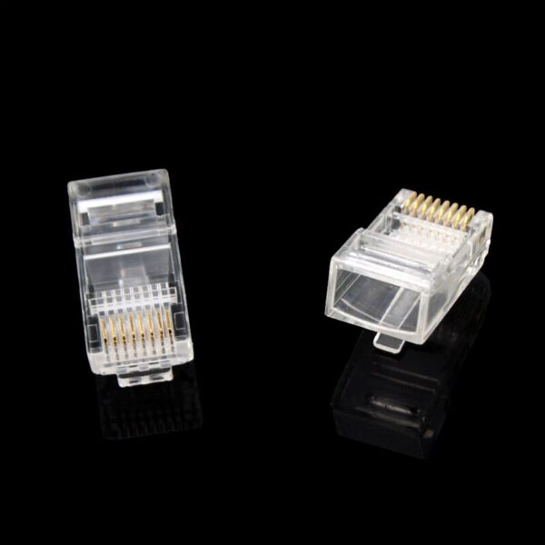 20Pieces 8P8C RJ45 Modular Plug for Network CAT5 LAN #647 3