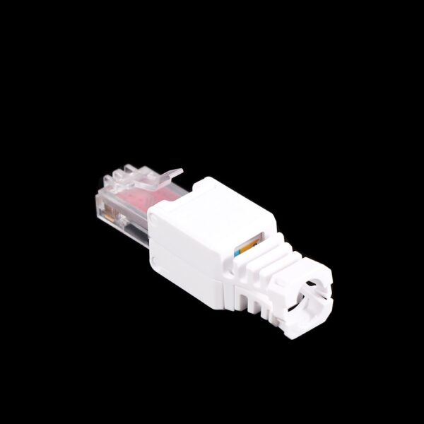 No Crimp Connectors CCTV Ethernet Cable Tool-less Crystal Head Plug CAT6 RJ45 Connector 2