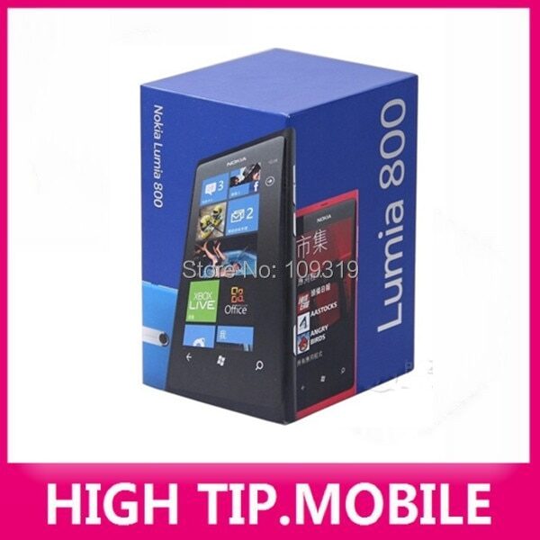 Nokia Lumia 800 Unlocked Original Phone 3G Smartphone 8MP Camera Windows Mobile Phone Free shipping Refurbished 6