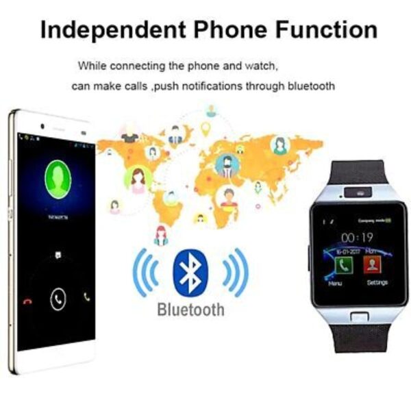 Smart Watch Phone Bluetooth Waterproof for Android & IOS Camera Call SIM TF Card 5