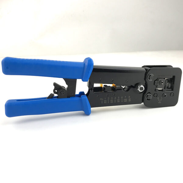 RJ45 Crimp Tool Kit Pass Thru Cat5 Cat5E Cat6 RJ45 Crimping Tool 3