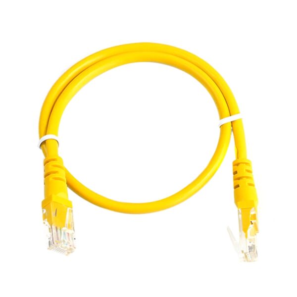 RJ45 CAT5 Ethernet Lan Network Cable Adapter For Computer Modem Anti-interference Yellow Extension Cord RJ45 connector 2