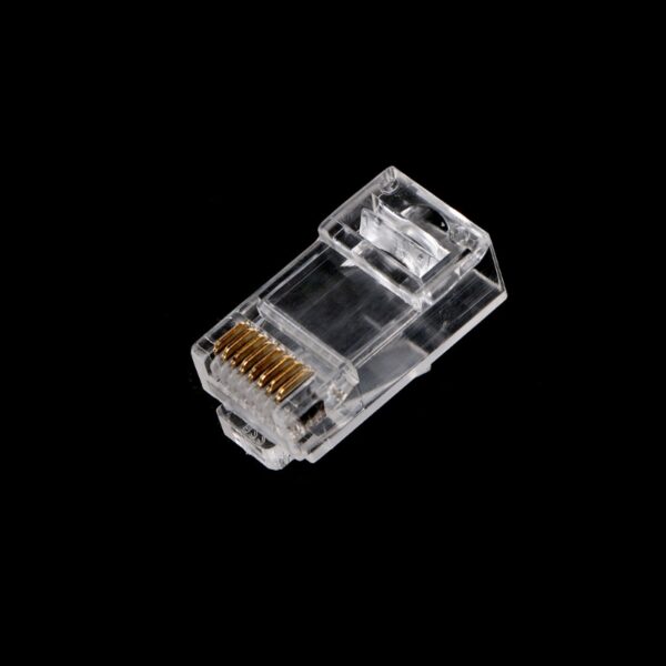 100Pcs RJ45 CAT6 8-Pin Modular Plugs UTP Unshielded Version With Loading Bar Dropshipping 5