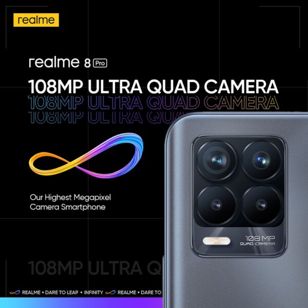 realme 8 Pro 108MP Camera Global Russian Version Snapdragon 720G 6.4'' AMOLED 50W Super Dart Charge 4