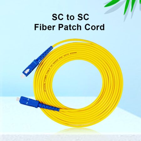 OUTEST SC to SC Fiber Patch Cord Jumper Cable SM Simplex Single Mode Optic for Network 3m 1
