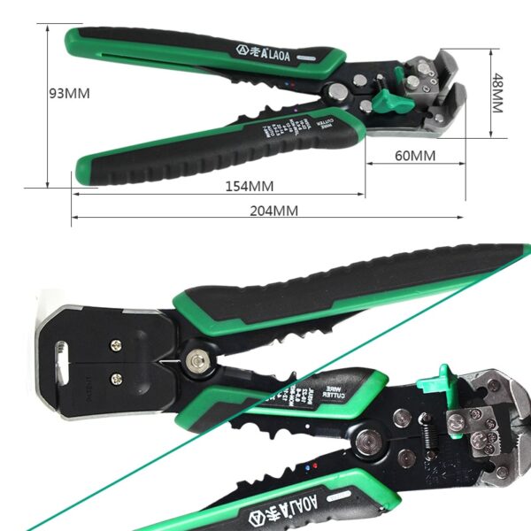 LAOA Automatic Wire Stripper Tools Wire Cutter Pliers Electrical Cable stripping Tools For Electrician Crimpping Made in Taiwan 2