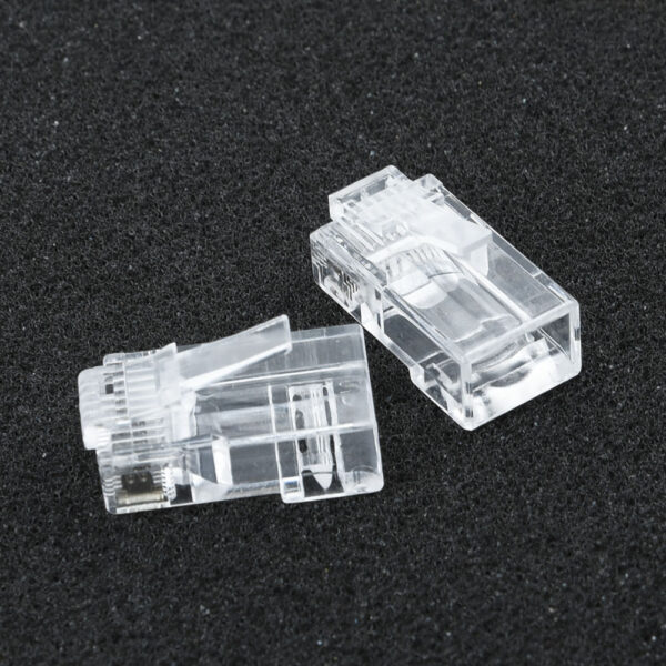 2021 NEW 50pcs/100pcs CAT5E CAT6 Plug RJ45 Connector Network Cable Modular 8P8C Connector End Pass Through Z HOTSALE RJ45 4