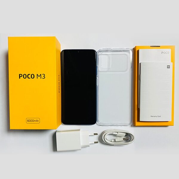 Spain Warehouse Global Version POCO M3 Smartphone 4GB 64GB/128GB Phone Snapdragon 662 6.53" Display 6000mAh Battery 48MP Camera 5