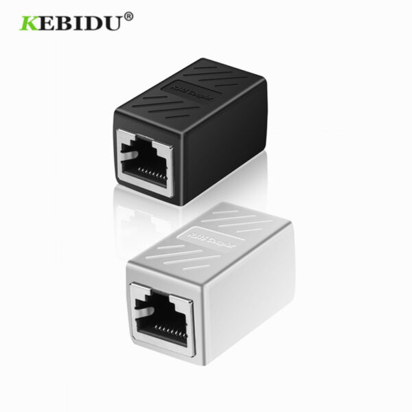 High speed RJ45 Female To Female Network Ethernet LAN Splitter Connector Transfer Head RJ45 CAT 5 5E 6 6a Extender Network Cable 3